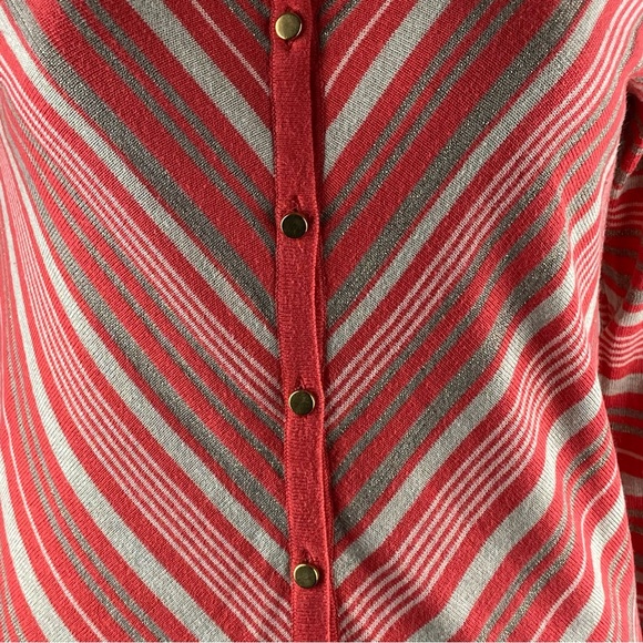 7th Avenue Design Studio Cardigan 💕 Glitter Diagonal Stripes - Picture 7 of 12